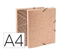 Carpeta De Proyecto Exacompta Eterneco Carton Ecologico Din A4 Lomo 40 Mm