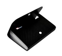 Carpeta de recibos cartera pequeña, estuche acordeón A6, resistente al agua, con pestañas índice autoadhesivas Para Escuela, Oficina y Hogar(Transparent-13)