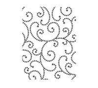 Carpeta de relieve con fondo de remolinos de gemas de Darice