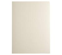 Carpeta de solicitud, 3 piezas con 1 sujeciones, Capacidad, 30 hojas de cartón de manila, 400 g, nature Future, DIN A4, marfil