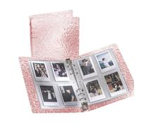 Carpeta de tarjetas fotográficas - Álbum transparente de cuarenta bolsillos para guardar objetos comerciales, hojas interiores transparentes más un robusto de encuadernación exterior