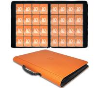 Carpeta de tarjetas premium de 1024 bolsillos, 16 bolsillos con cremallera premium, 32 páginas de doble cara compatible con MTG, tarjetas deportivas y otras tarjetas coleccionables de tamaño estándar