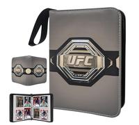 Carpeta de tarjetas UFC de 400 bolsillos para tarjetas, bolsa de almacenamiento portátil impermeable con fundas extraíbles para coleccionistas de tarjetas deportivas