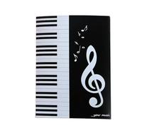 Carpeta de visualización de partituras A4,Carpeta de archivos de música tamaño A4,Carpeta De Almacenamiento De Papel Para Archivo De Partituras,para Guardar Notas de Piano/Guitarra/Violín