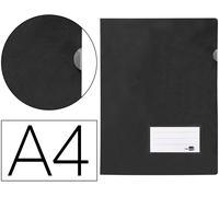 Carpeta Dossier 921-Aa4Polipropileno 180 Micrones Opaco Negro 20 Hojas