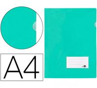 Carpeta Dossier 921-Aa4Polipropileno 180 Micrones Verde Manzana Opaco 20 Hojas
