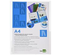 Carpeta liderpapel dossier dos bolsas canguro 45684 polipropileno din a4 transparente - KG04
