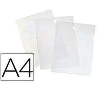 Carpeta dossier uñero elba standard folio plastico 140 mc piel naranja caja de 100 unidades