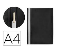 Carpeta dossier fastener plastico q-connect din a4 negra