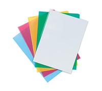 Carpeta dossier uñero plastico q-connect din a4 120 micras colores surtidos caja de 100 unidades
