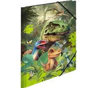 Carpeta elástica con diseño de dinosaurio - A4