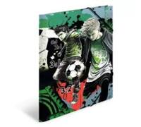 Carpeta elástica con diseño de fútbol - A3