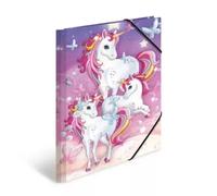 Carpeta elástica con diseño de unicornio - A4
