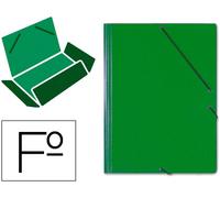 Carpeta Elasticos Saro Fichas Formato Tarjeta Folio Verde