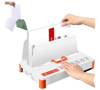 Carpeta eléctrica termofusible - 55 mm de grosor máximo, capacidad de 500 hojas para documentos A4, A5, A3, perfecta para encuadernar contratos, facturas e informes