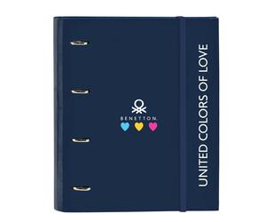 Carpeta Equipada BENETTON Love, Din-A4 4 Anillas 30 mm.