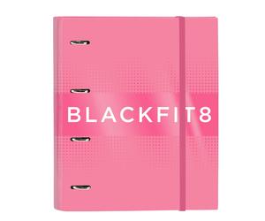 Carpeta Equipada BLACKFIT8 Glow Up, Din-A4 4 Anillas 30 mm.