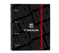 Carpeta Equipada F.C. BARCELONA Black 2026, Din-A4 4 Anillas 30 mm.