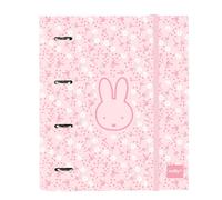 Carpeta Equipada MIFFY Flores, Din-A4 4 Anillas 30 mm.