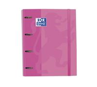 Carpeta Equipada OXFORD Classic, Din-A4 100H 4 Anillas 35 mm. Rosa Chicle