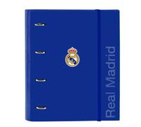 Carpeta Equipada REAL MADRID Blue 2026, Din-A4 4 Anillas 30 mm.