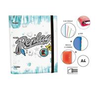 Carpeta Equipada REPLAY Girls Verde, Din-A4 4 Anillas 35 mm.