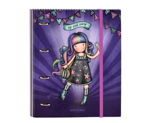Carpeta Equipada SANTORO GORJUSS Up And Away, Din-A4 4 Anillas 30 mm.