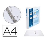 Carpeta Exacompta Canguro 2 Anillas 30 Mm Din A4+ Carton Forrado Polipropileno Personalizable 3 Bolsillos