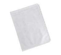 Carpeta expandible de 4 anillas tamaño carta, organizador de documentos, funda transparente, bolsillo preperforado, ajustable