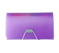 Carpeta expandible para documentos con 13 bolsillos, organizador de recibos expandible para guardar objetos pequeños de viaje