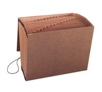 Carpeta expandible Smead TUFF de 31 bolsillos, tama o carta (1-31), cierre de solapa y cord n, color rojo (70367)