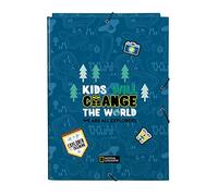 Carpeta Folio con 3 Solapas de National Geographic, 260x365mm