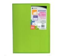 Carpeta Fundas CARCHIPLAS Book, Din-A4 10 Hojas Verde Lima