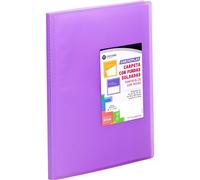 Carpeta Fundas CARCHIPLAS Book, Din-A4 30 Hojas Violeta