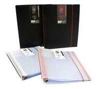 Carpeta Fundas In&Out Index PP Opaco Rígido A4 50 Fundas Negro Grafoplás