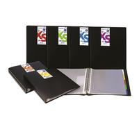 Carpeta Fundas In&Out PP Opaco Rígido A4 20 Fundas Negro Xs Grafoplás