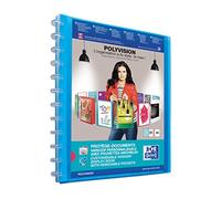 Carpeta fundas intercambiables Oxford. A4+. Contiene 20 fundas. Color azul.