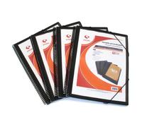 Carpeta Fundas PP Opaco Rígido A4 50 Fundas Con Sobre Negro Maxiplas Opaco Grafoplás