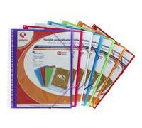 Carpeta Fundas PP Translúcido Rígido A4 40 Fundas Con Sobre Naranja Maxiplas Translúcido Grafoplás