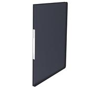 Esselte Carpeta de fundas, A4, 40 fundas, Capacidad para 80 hojas, Fundas transparentes, Tapas flexibles, Negro VIVIDA, Gama VIVIDA, 623999