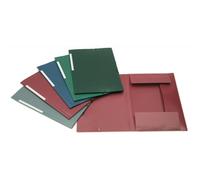 Carpeta Gomas Con 3 Solapas PP Opaco Folio Azul Poligraf Opaco Grafoplás