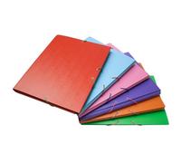 Carpeta Gomas Folio Verde Parchis PP Colors Grafoplás