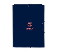 Safta Carpeta folio F.C.BARCELONA 2ª Equipación – 3 solapas, resistente 26x36.5 cm