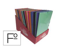 Carpeta Gomas Solapas Saro Carton Folio Colores Surtidos