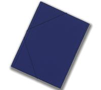 Carpeta Gomas Solapas SARO PVC, 4º Azul