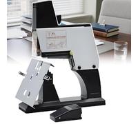 Carpeta grapadora eléctrica, resistente tamaño A3 plana y de sillín, grapadora plegable de papel automática con pedal para encuadernación de folletos