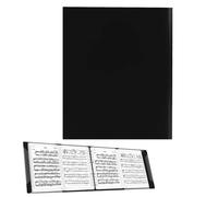 Carpeta impermeable para partituras de coro expandible de 4 páginas, tamaño A4, fundas de plástico, capacidad para 52 páginas