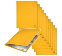 Carpeta Leitz Recycle A4, 10 uds, 250 hojas, amarilla, cartón | Hasta 250 hojas A4; Para el trabajo, el colegio o el hogar; Cartulina resistente de 275 g/m²