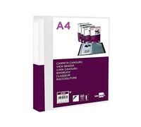 Carpeta liderpapel 60 fundas canguro pp din a4 transparenteportada y lomo personalizable - JC23