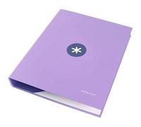 Carpeta liderpapel antartik a4 forrada 4 anillas 25 mm redondas color lavanda - KA53